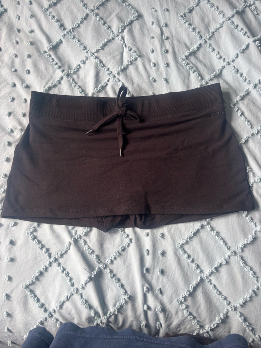 Garage Black Mini Skort